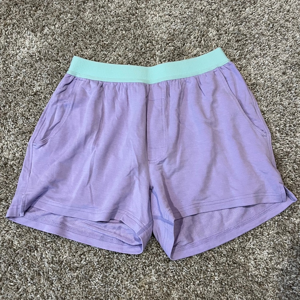 Jambys Shorts Boxers with Pockets Purple Green Lavender Mint‎ Unisex Size XS